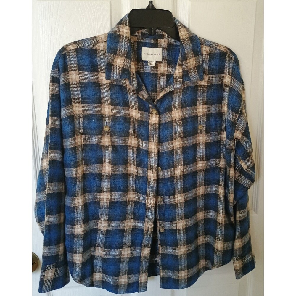 American Eagle Women’s X-Small Flannel Shirt